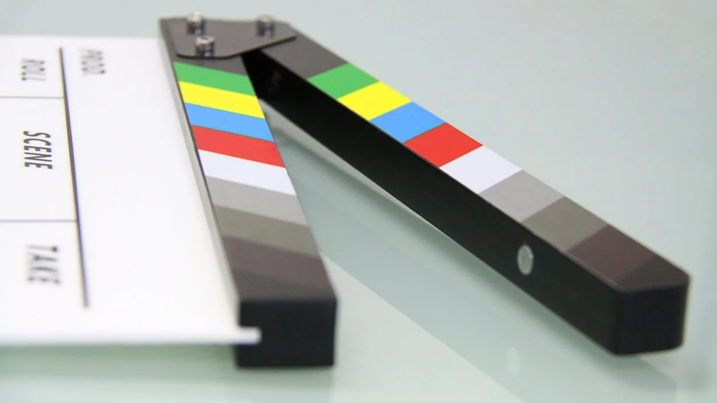 black and white clapper